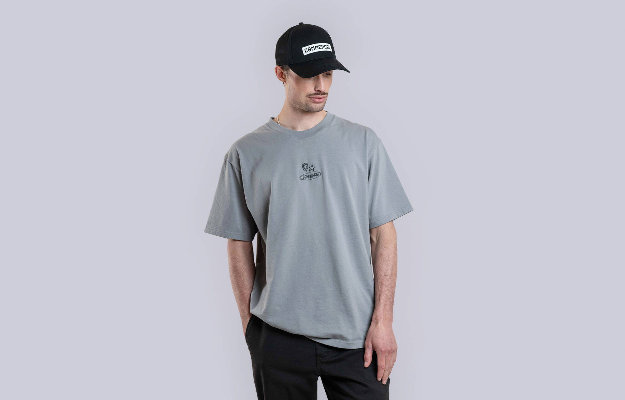 CAMISETA COMMENCAL LOOSE FIT LOGORAMA GREY image large number 0