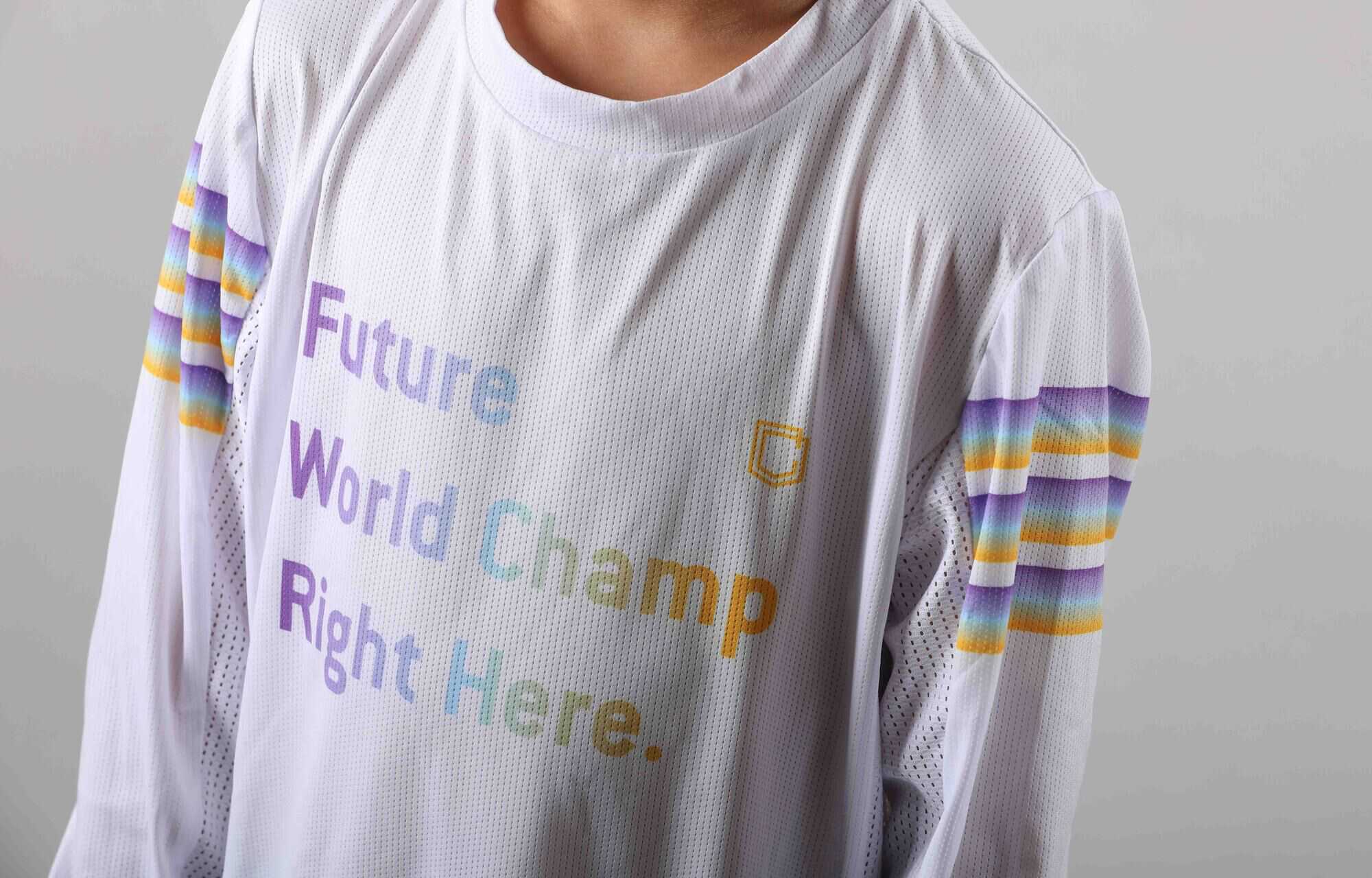 MAGLIA COMMENCAL LIGHTECH MANICHE LUNGHE KIDS WORLD CHAMPS image large number 3