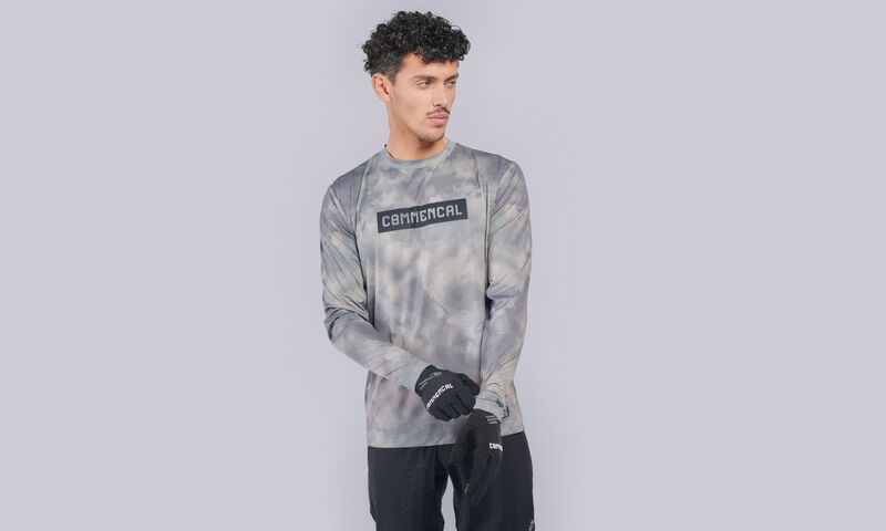 MAILLOT COMMENCAL LIGHTECH MANGA LARGA SHADOW GREY
