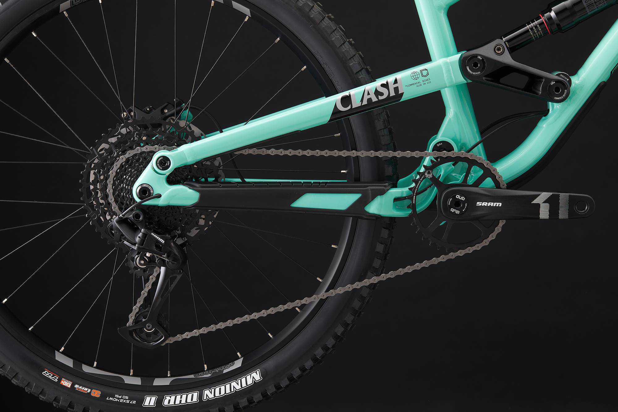 COMMENCAL CLASH RIDE EMERALD GREEN ROCKSHOX image large number 5