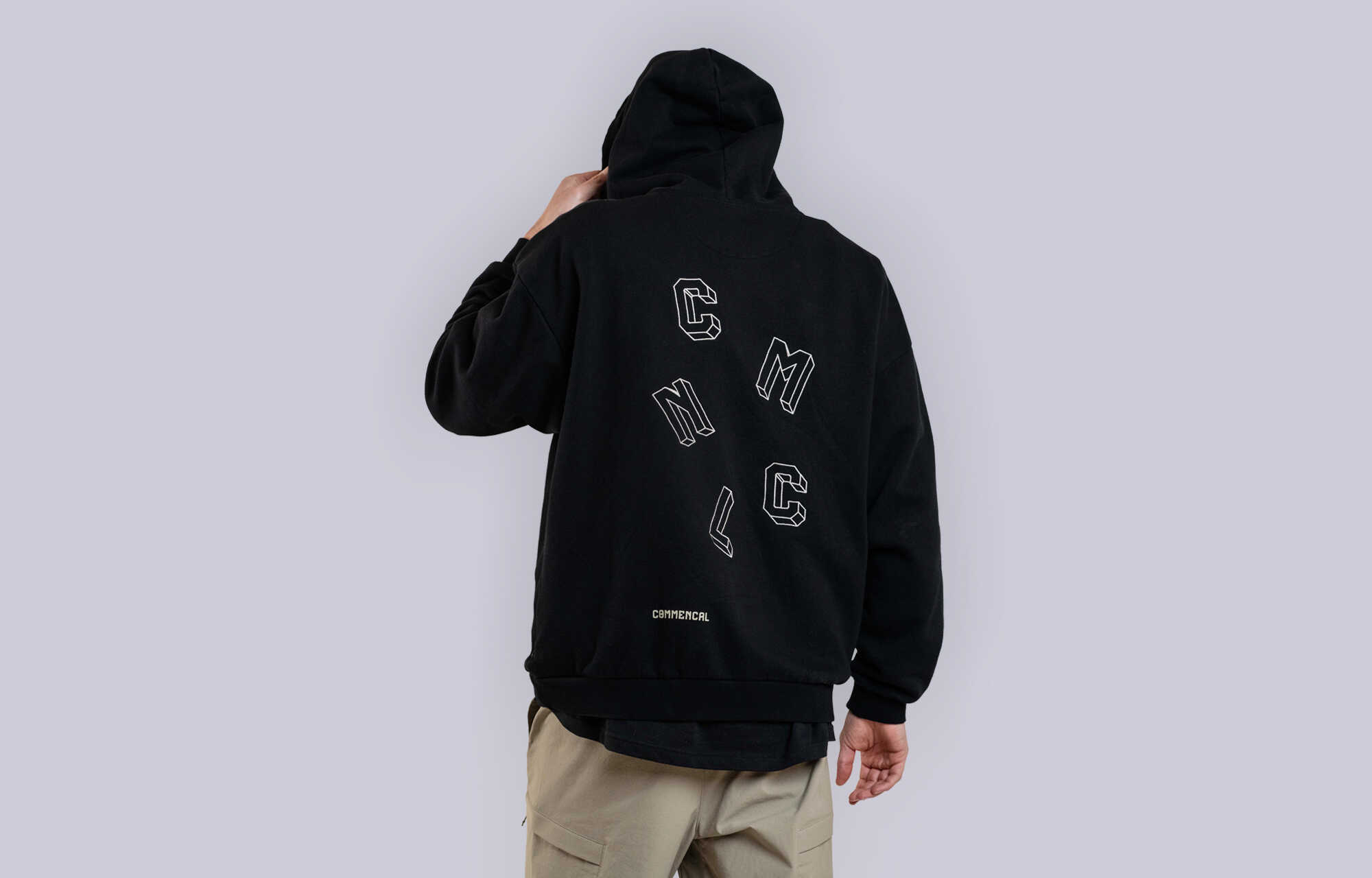 COMMENCAL CMNCL HOODIE BLACK image large number 2