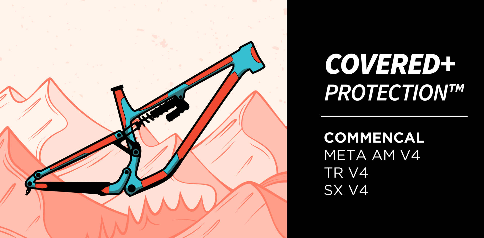 PROTECCI&Oacute;N DE CUADRO RIDEWRAP COVERED+ GLOSS - META AM / TR / SX V4 image cover number 0