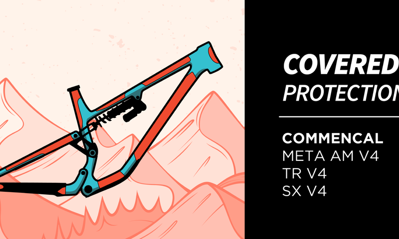 RIDEWRAP COVERED+ FRAME PROTECTION KIT GLOSS - META AM / TR / SX V4
