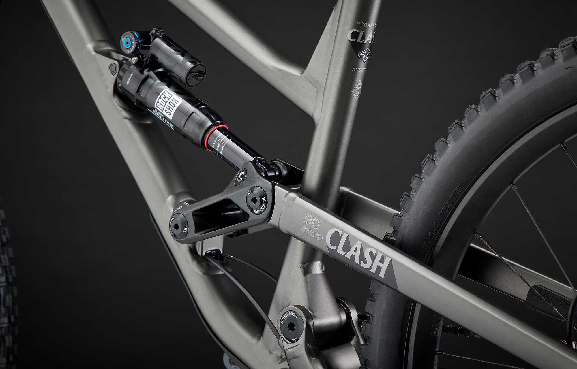 COMMENCAL CLASH RACE DARK SLATE NEW ROCKSHOX image large number 7