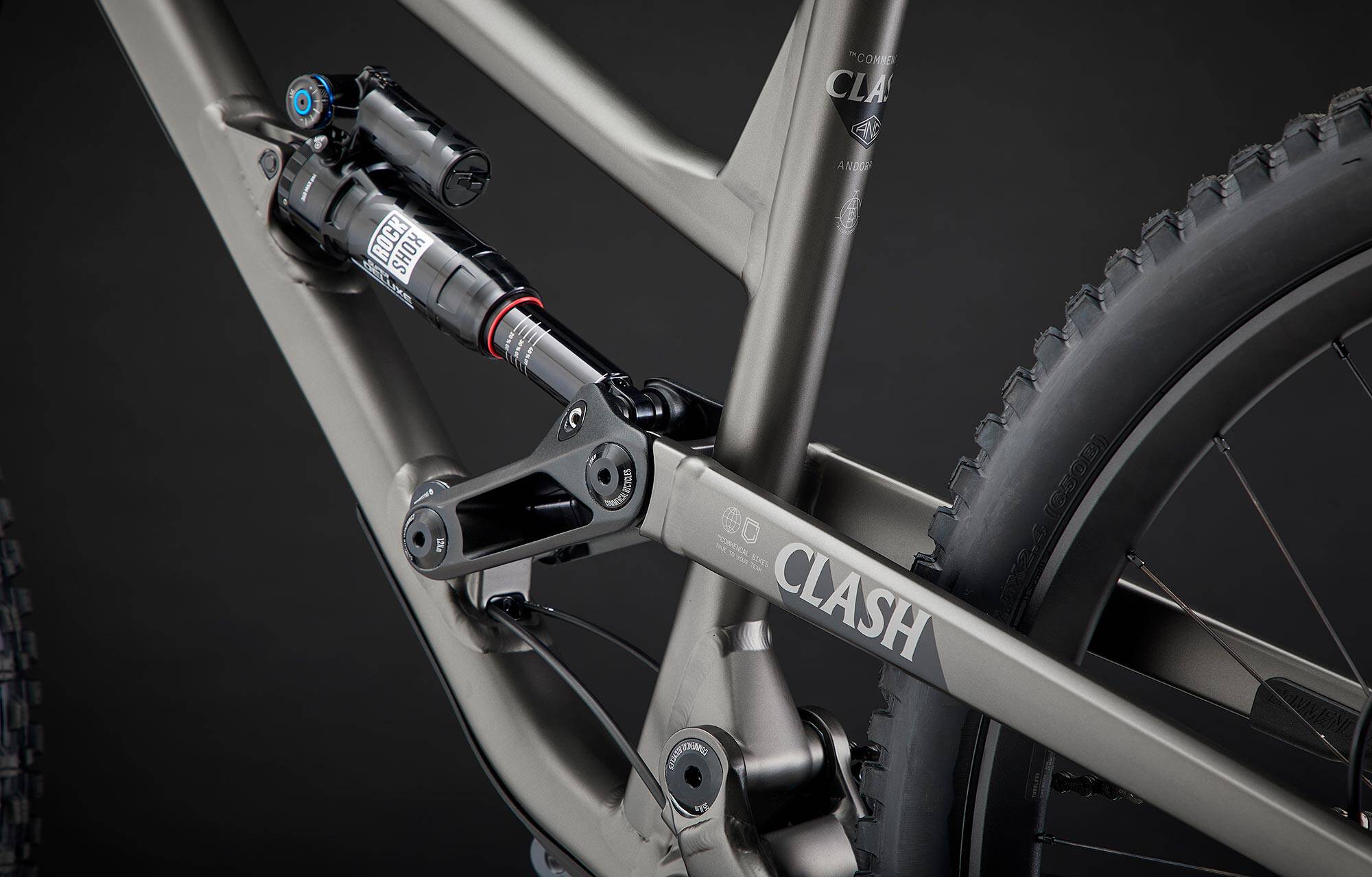 COMMENCAL CLASH RACE DARK SLATE NEW ROCKSHOX image large number 7