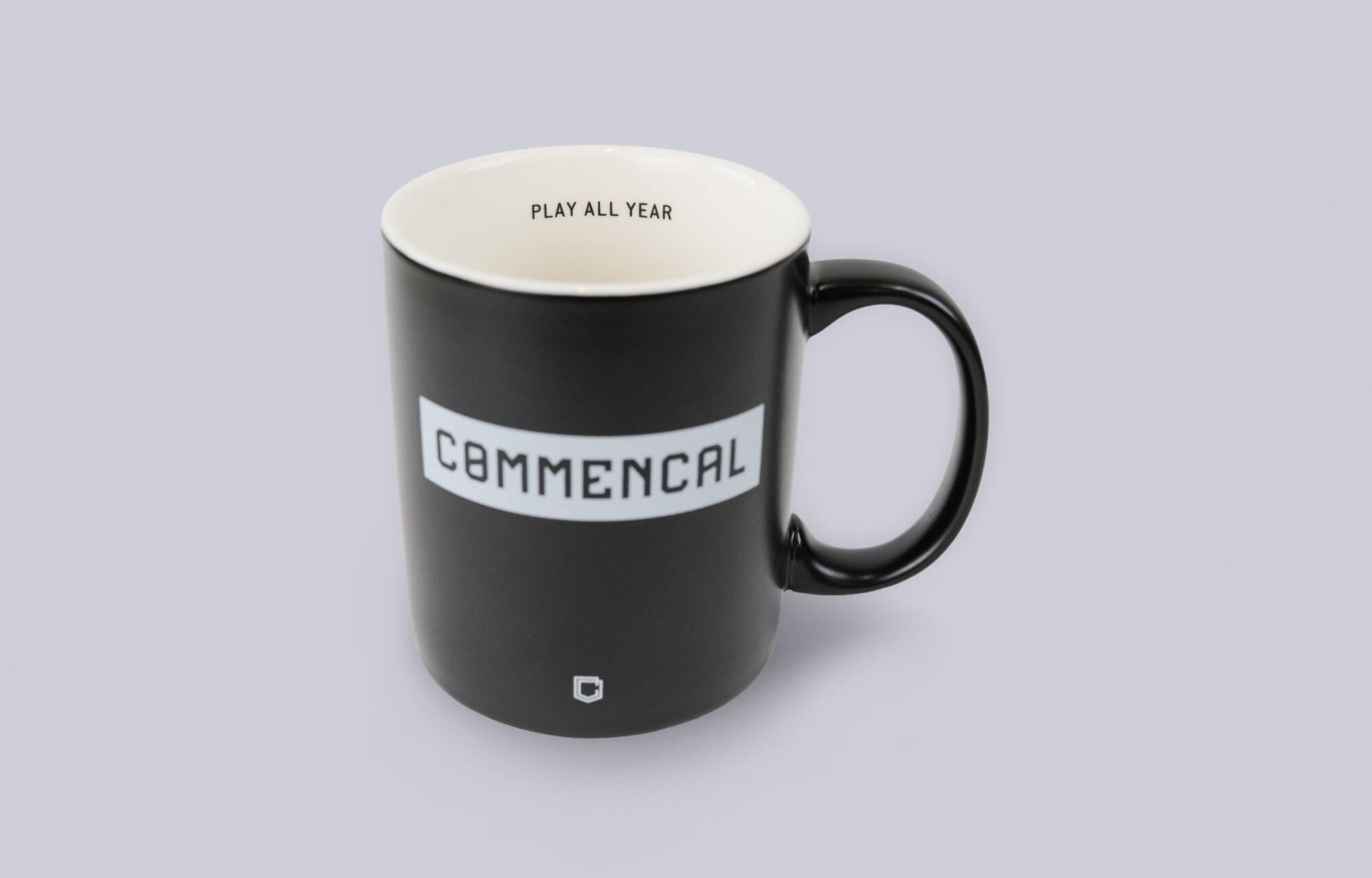 COMMENCAL CORPORATE CERAMIC MUG BLACK image large number 0