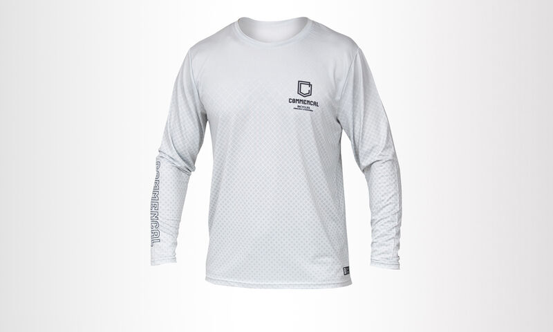 COMMENCAL LONG SLEEVE JERSEY LIGHT GREY