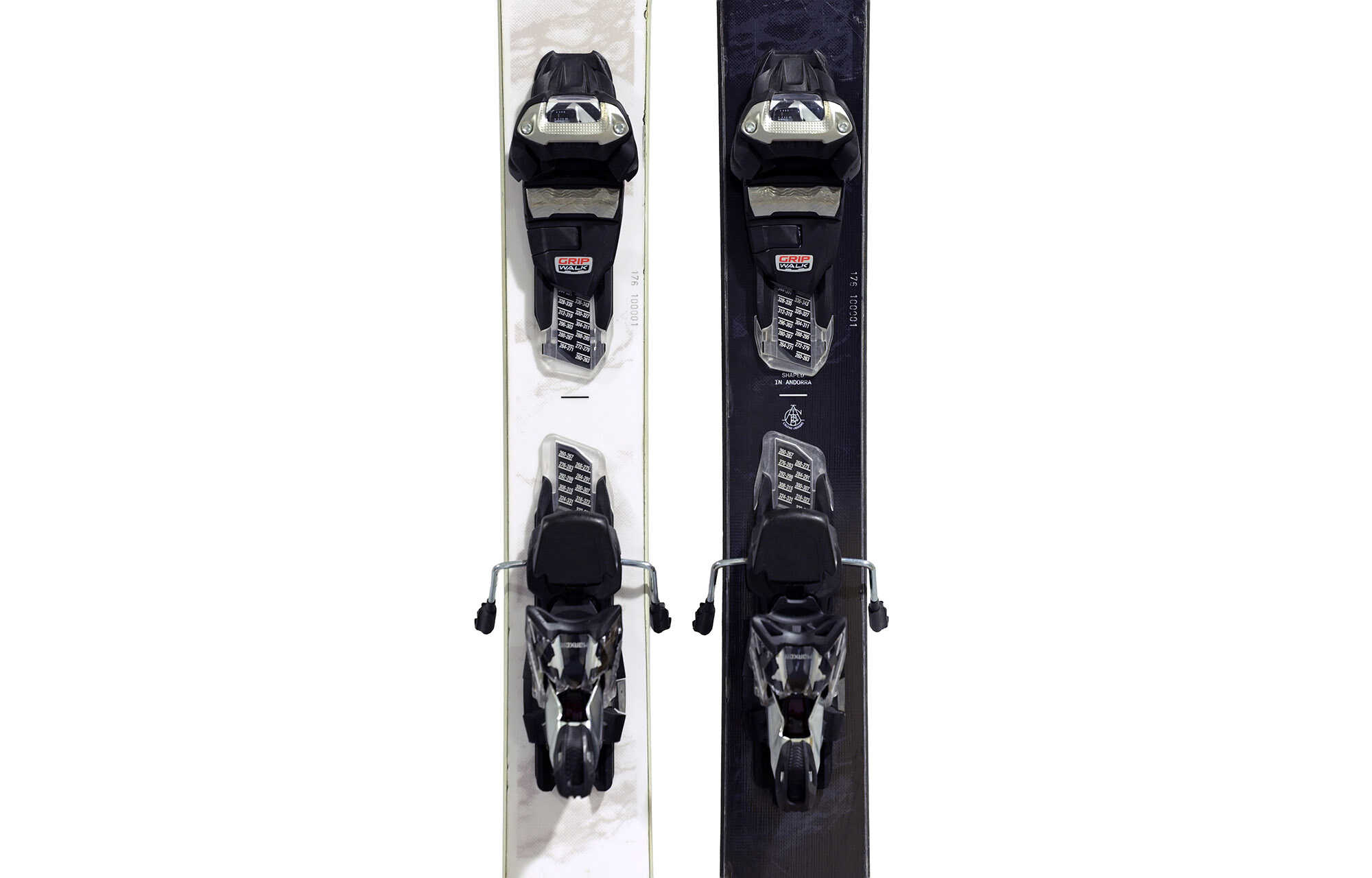 SKIS COMMENCAL CLASH BLACK & WHITE / FIX MARKER GRIFFON 13 TCX- 176 (21410302) image large number 1
