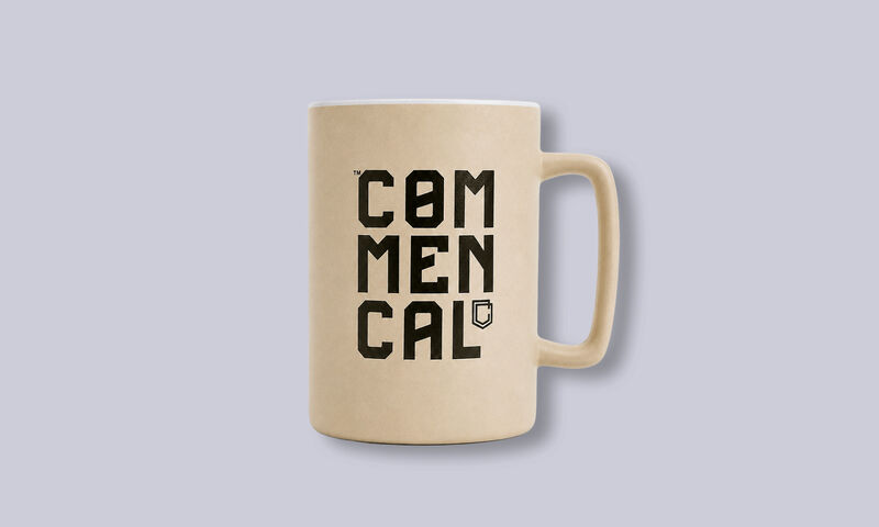 TAZZA IN CERAMICA COMMENCAL BEIGE