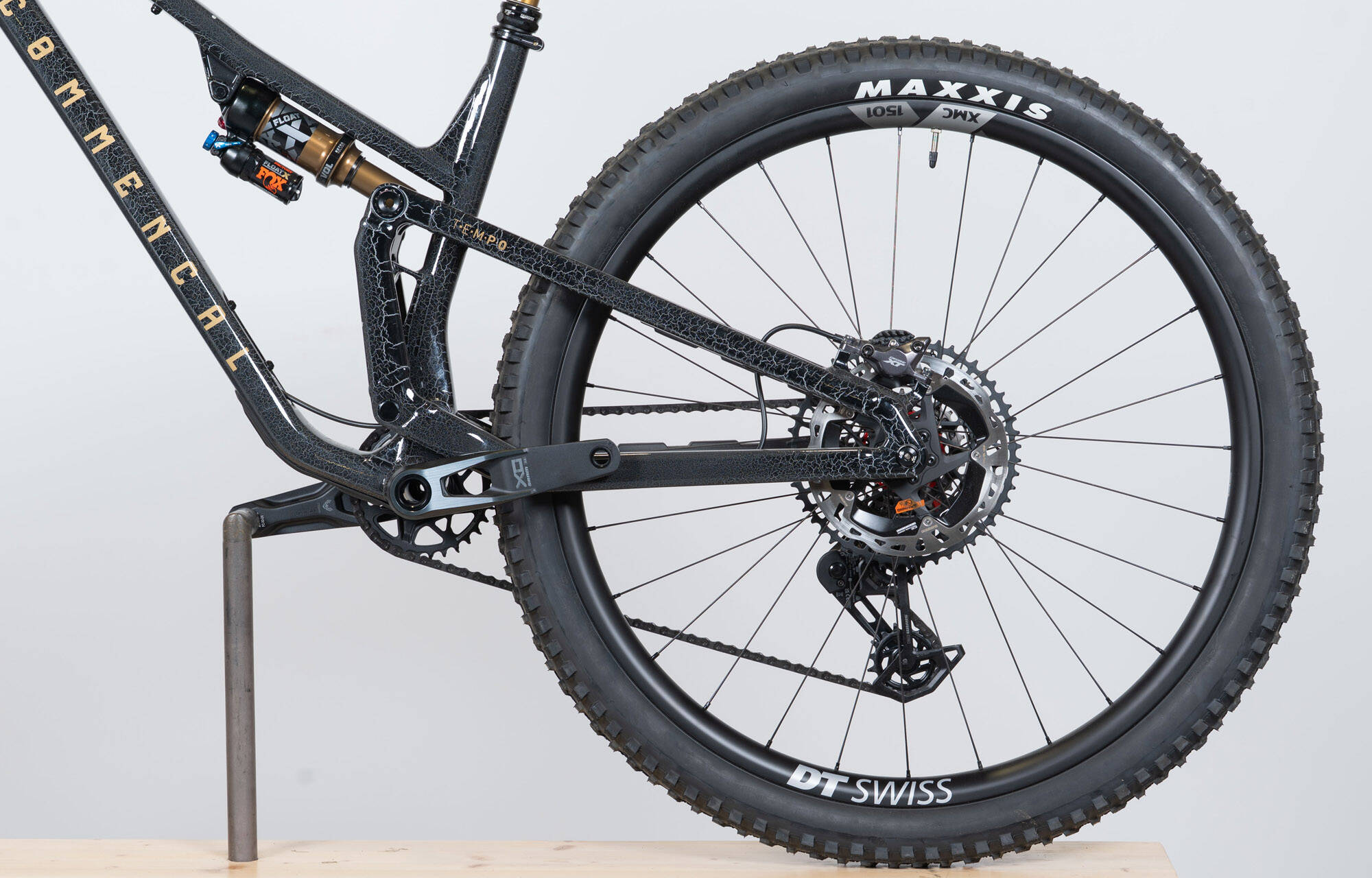 COMMENCAL T.E.M.P.O. T-TYPE CRACKLED BLACK - M (23120502) image large number 5