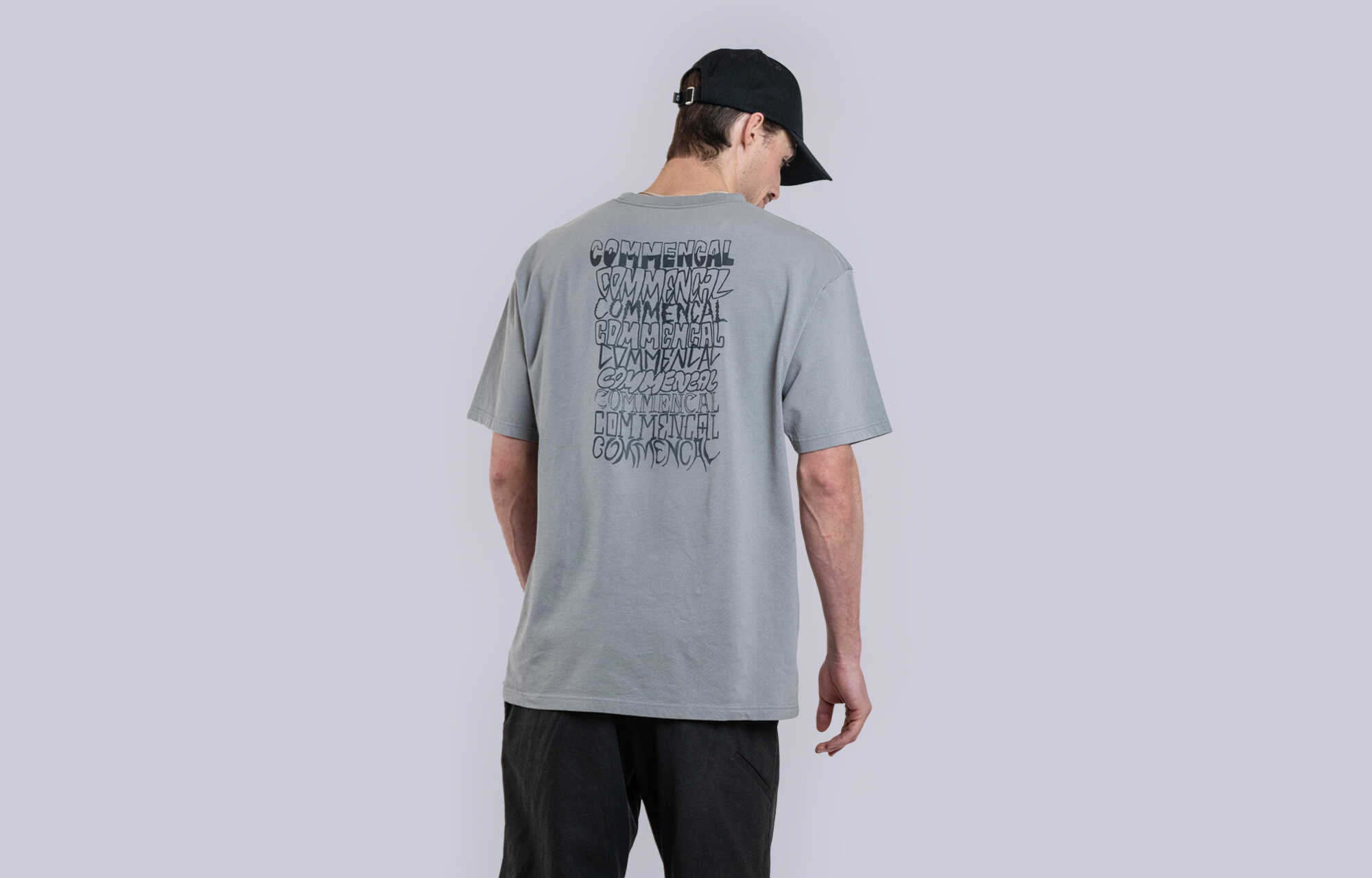 T-SHIRT COMMENCAL LOOSE FIT LOGORAMA GREY image cover number 0