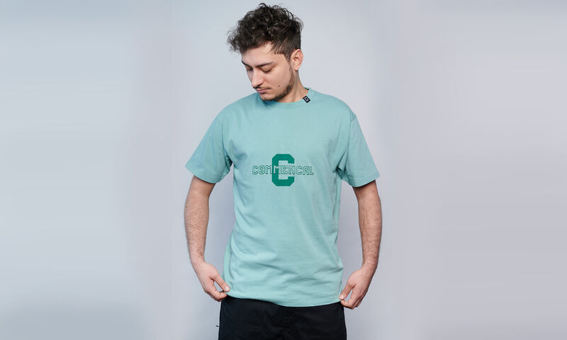 COMMENCAL LIGHT LOOSE FIT T-SHIRT UNIVERSITY MINT