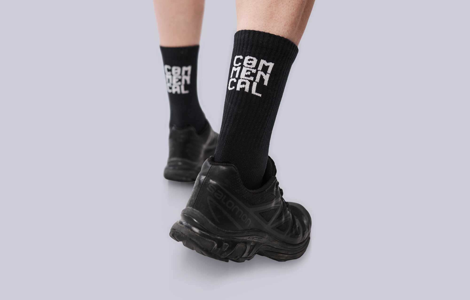 COMMENCAL LIFESTYLE SOCKS BLACK image large number 2