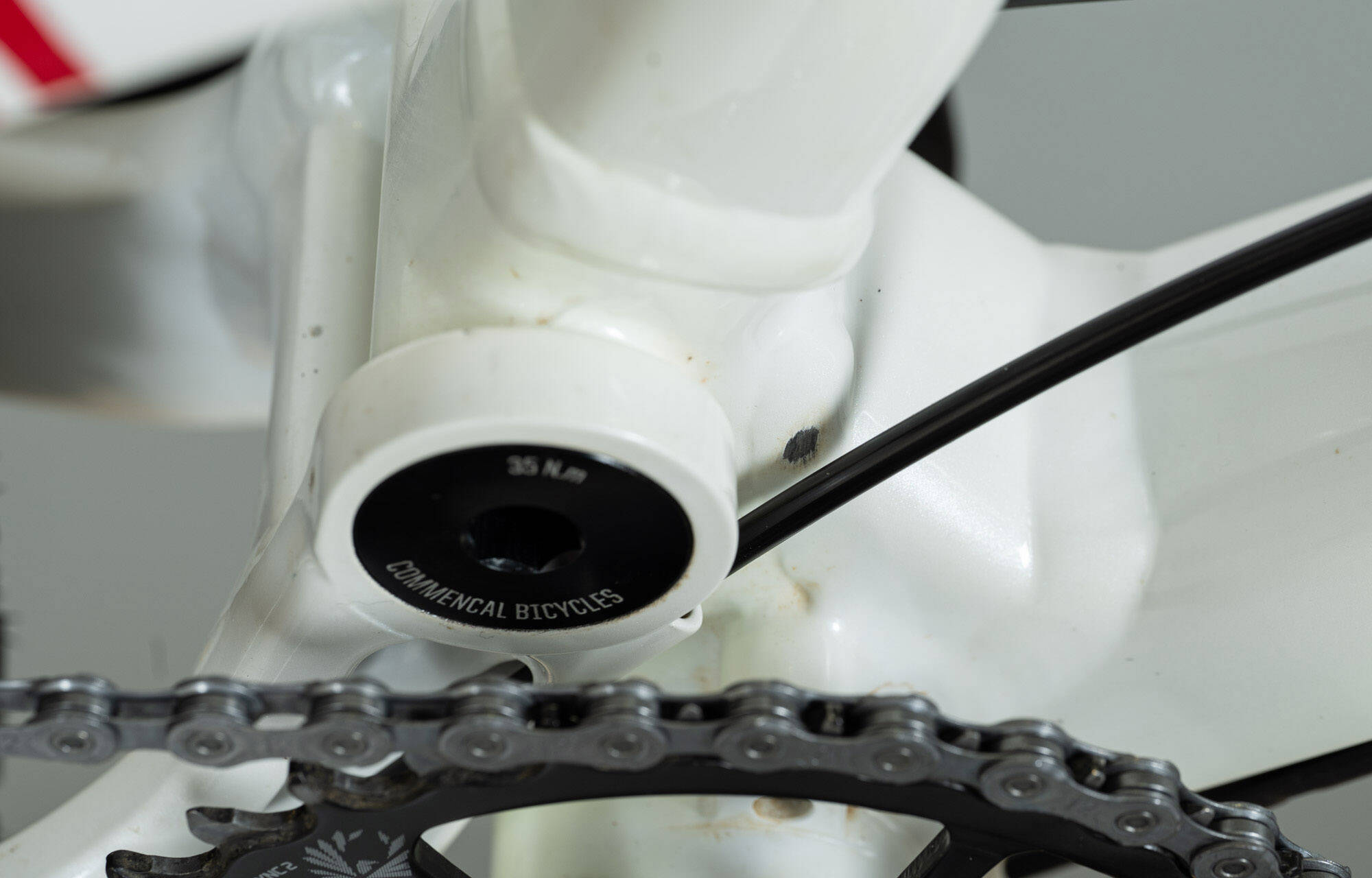 COMMENCAL CLASH JR PEARL WHITE & CHROME - (21170600) image large number 13