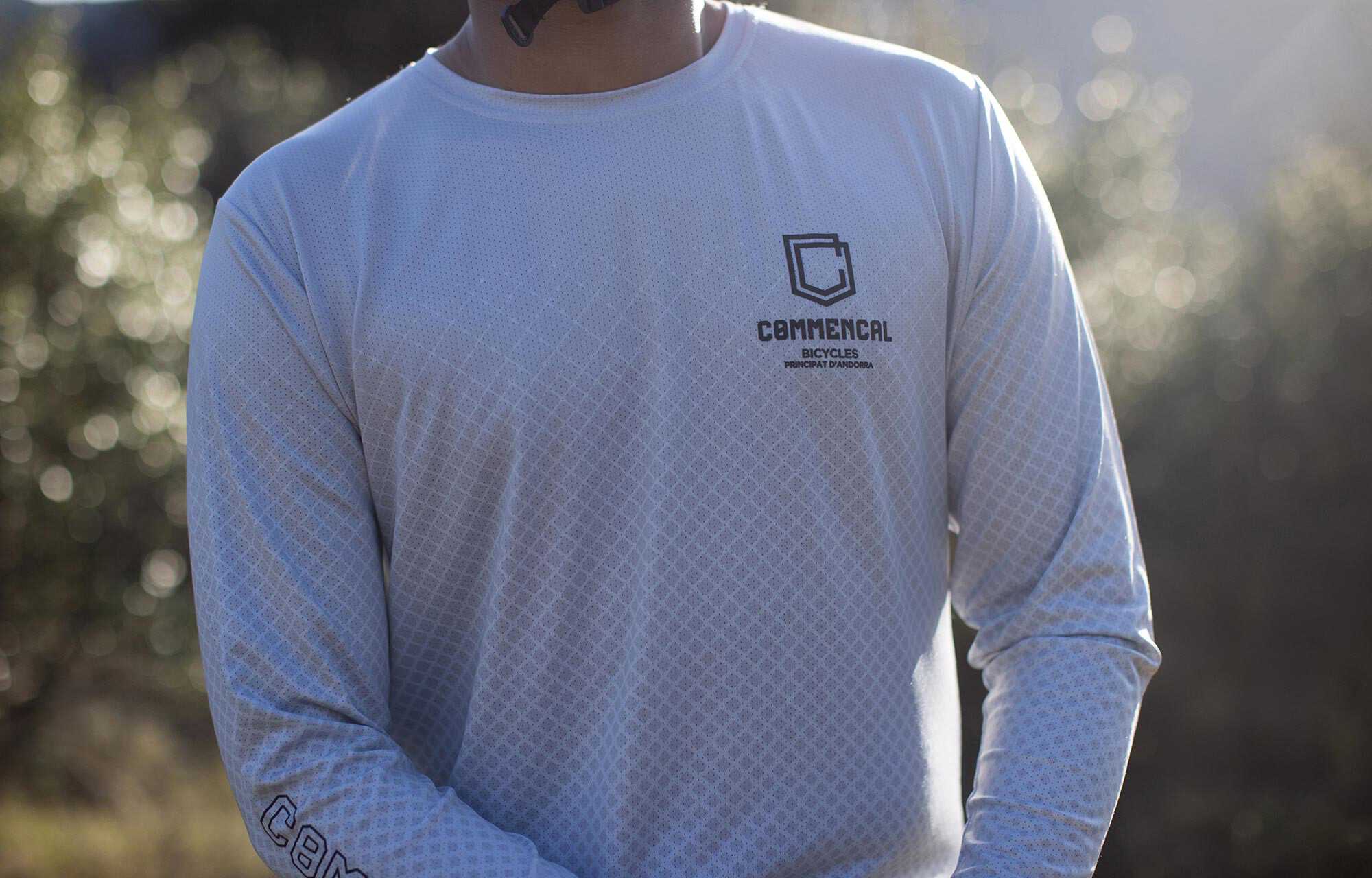 COMMENCAL LONG SLEEVE JERSEY LIGHT GREY image large number 7
