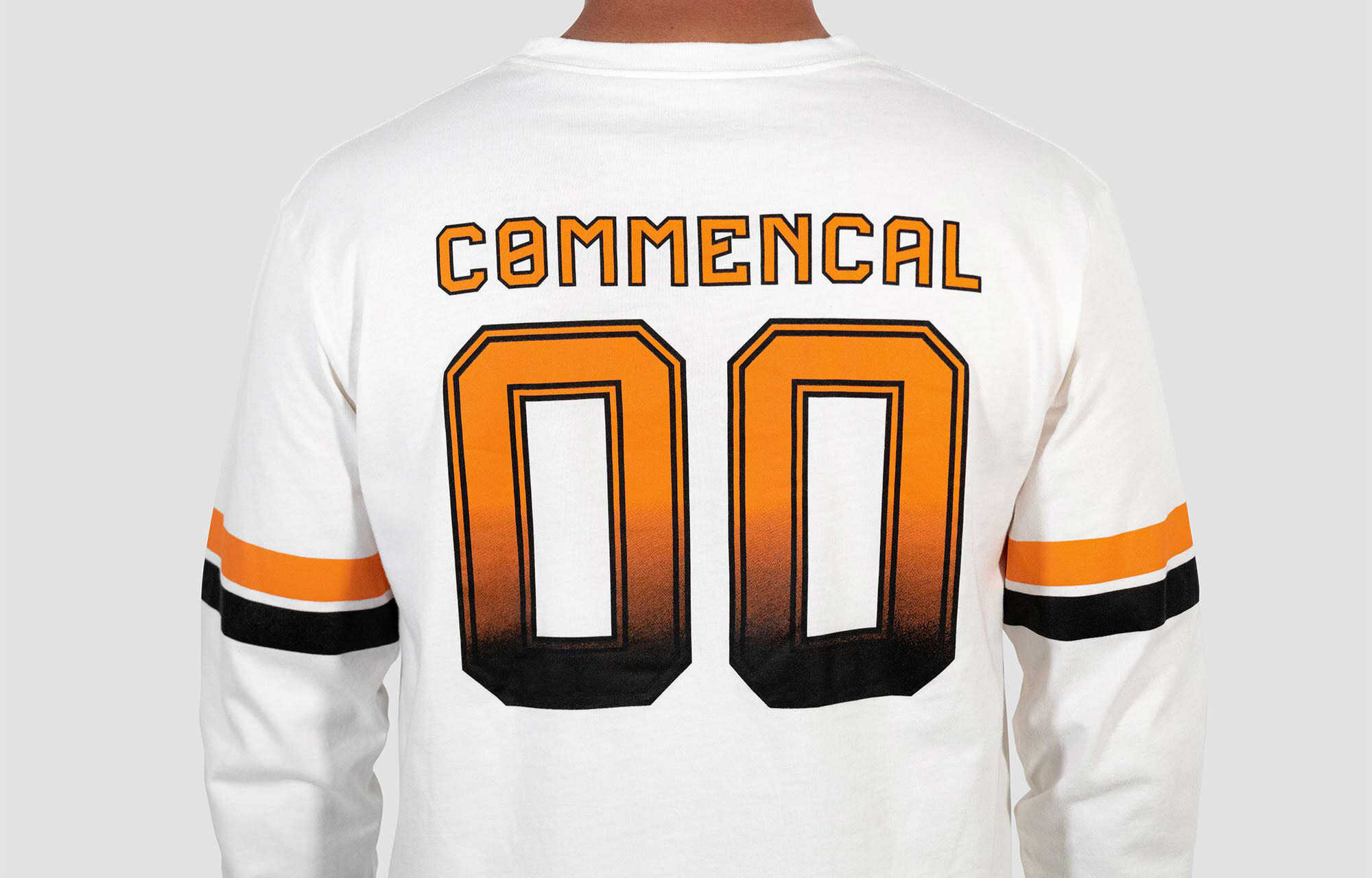 T-SHIRT COMMENCAL LOOSE FIT MANCHES LONGUES CMNCL DH CLUB GREIGE image large number 4