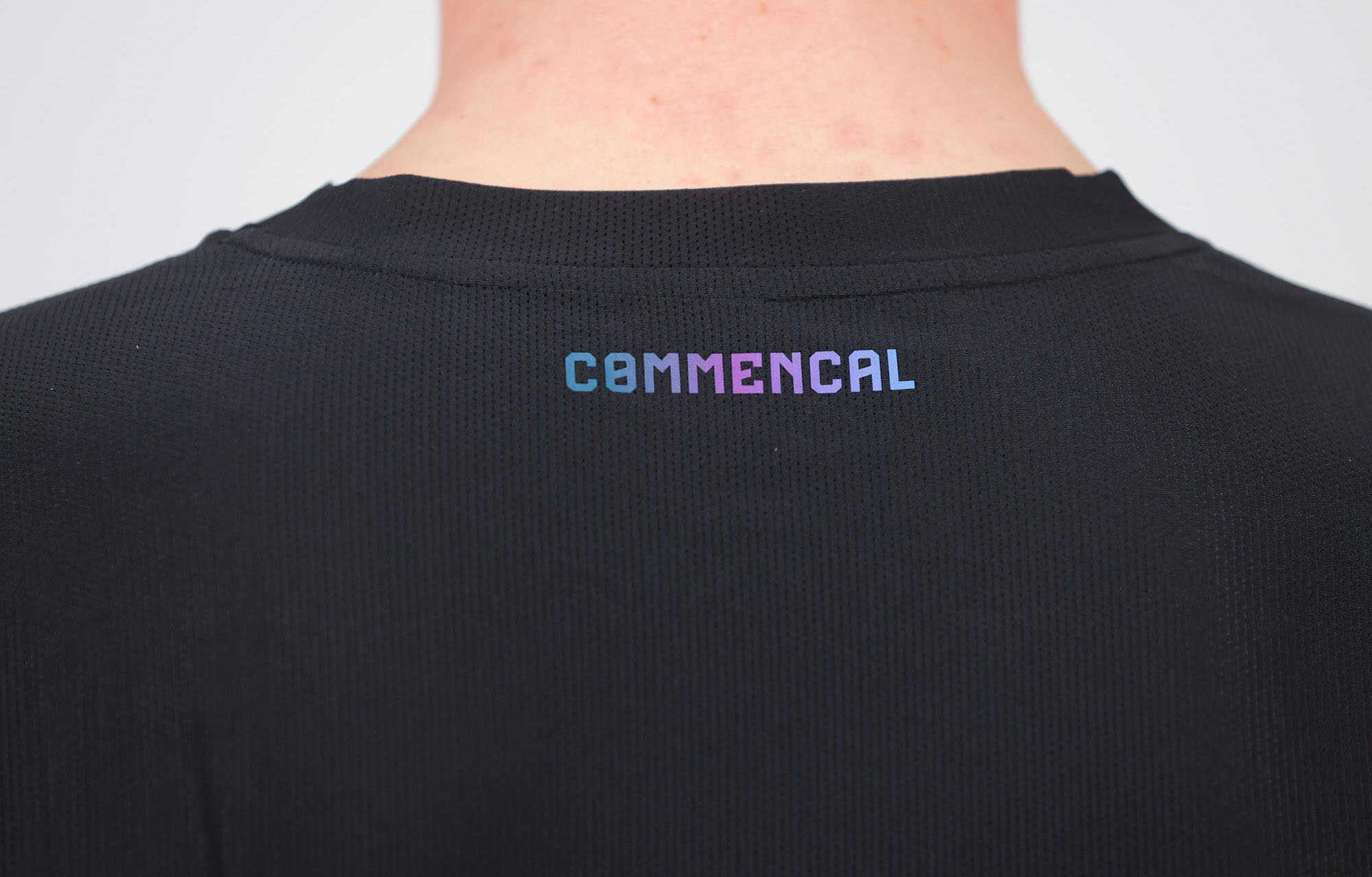MAILLOT COMMENCAL LIGHTECH MANCHES COURTES CORPORATE BLACK image large number 2