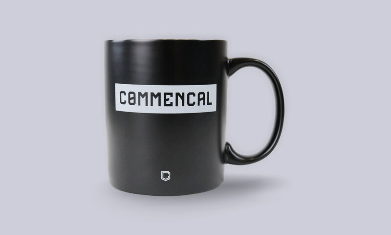 COMMENCAL CORPORATE CERAMIC MUG BLACK