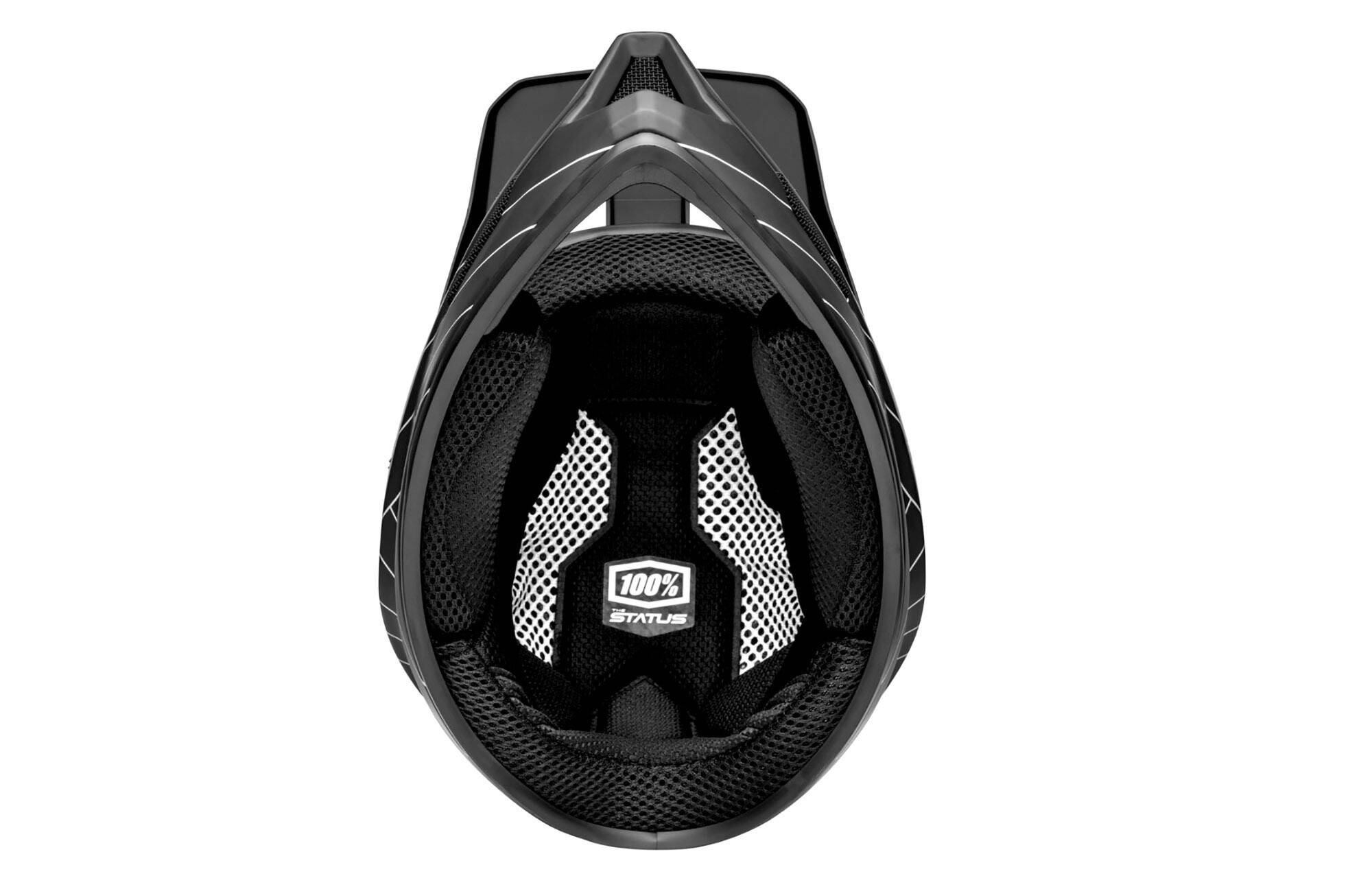 100% STATUS KIDS HELMET ESSENTIAL BLACK image large number 3