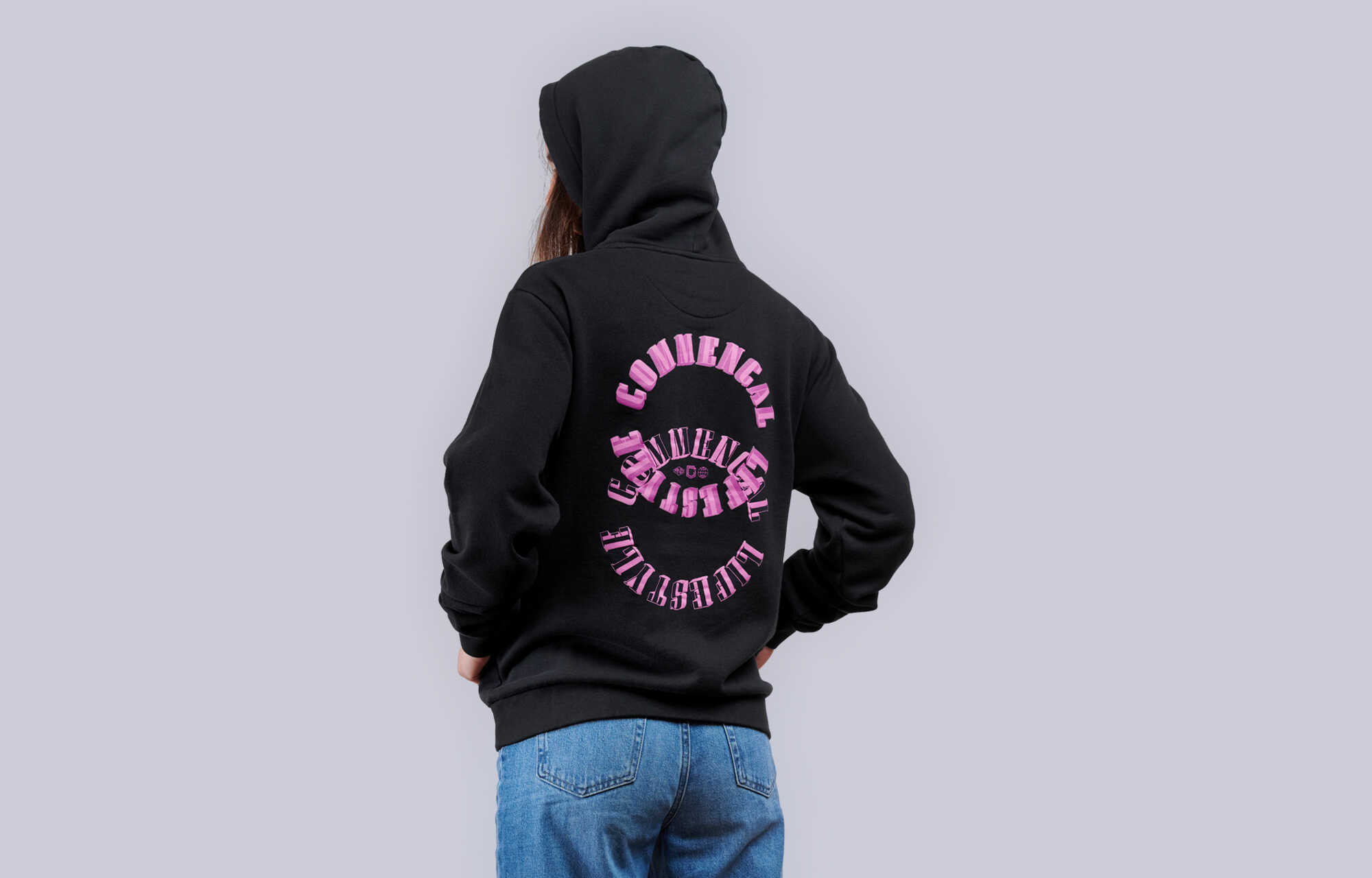 COMMENCAL CIRCLE HOODIE BLACK image large number 1