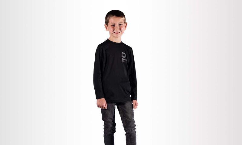 CMNCL KIDS LONG SLEEVE CUSTOMISABLE JERSEY BASIC BLACK