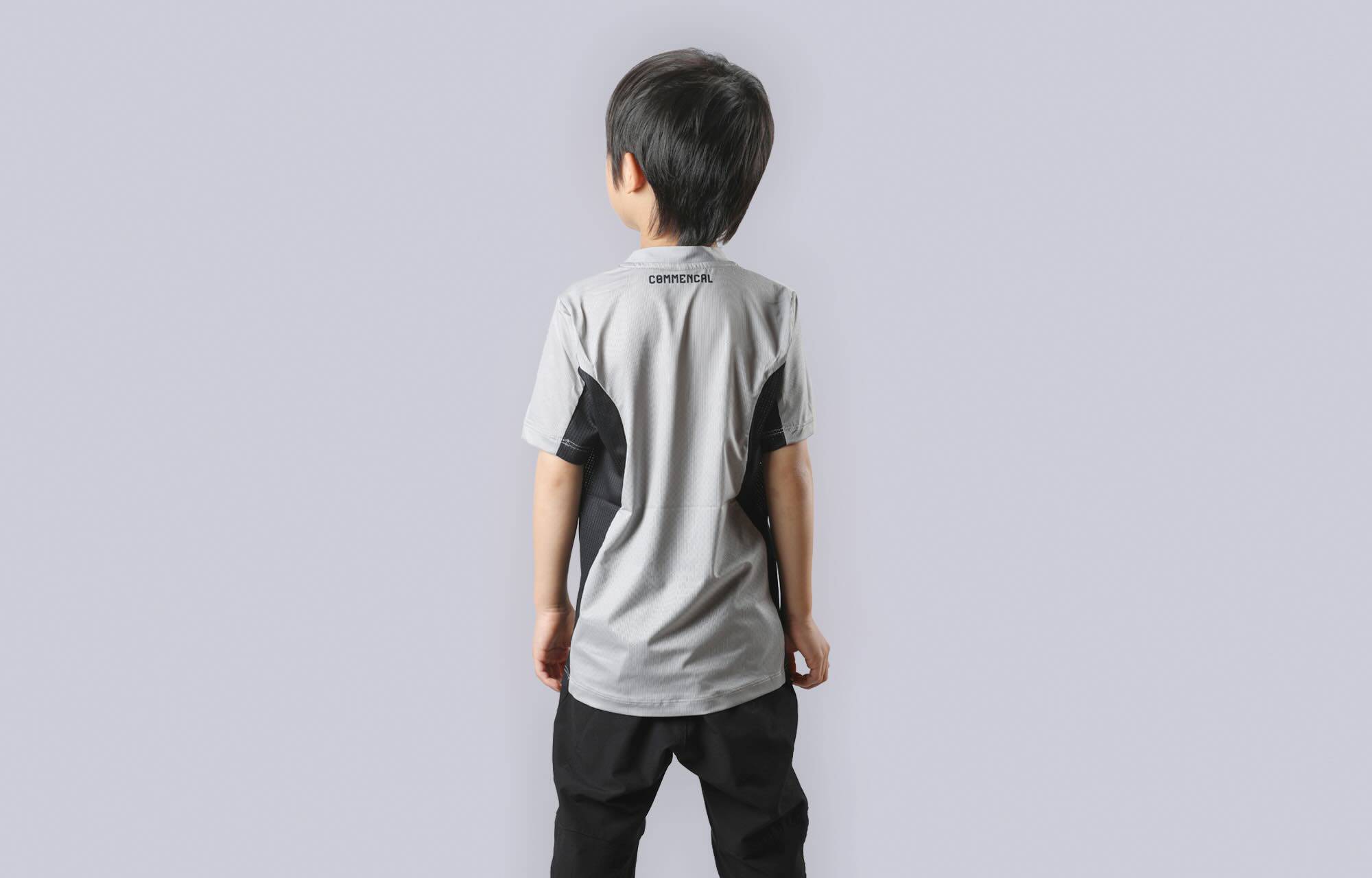 COMMENCAL KIDS LIGHTECH  SHORT SLEEVE JERSEY SAND/BLACK image large number 0