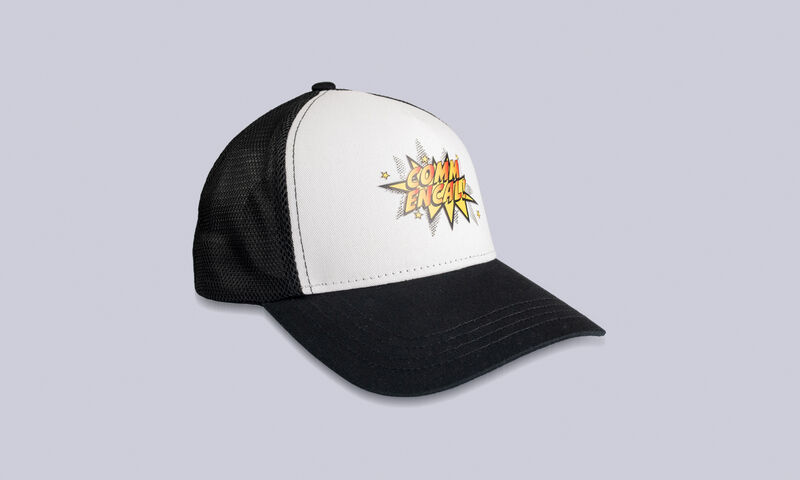 GORRA COMMENCAL TRUCKER KIDS CARTOON GREIGE