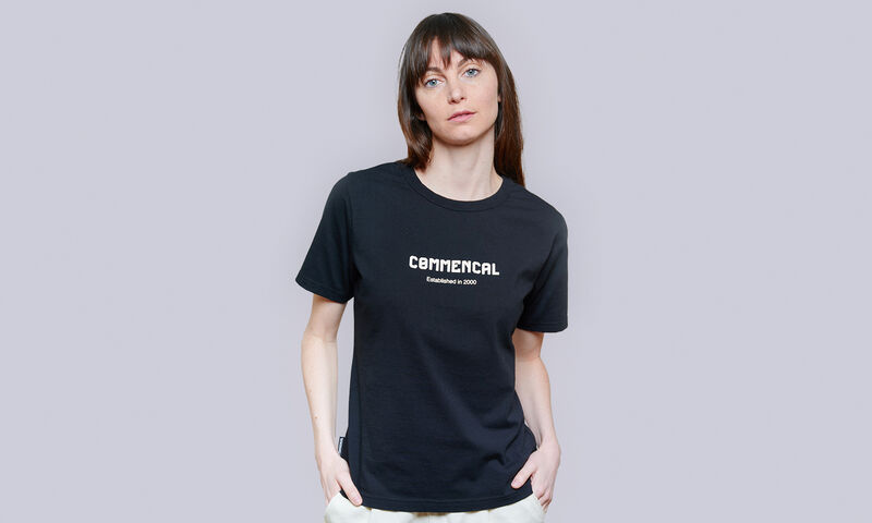 COMMENCAL WOMEN CORPORATE T-SHIRT BLACK