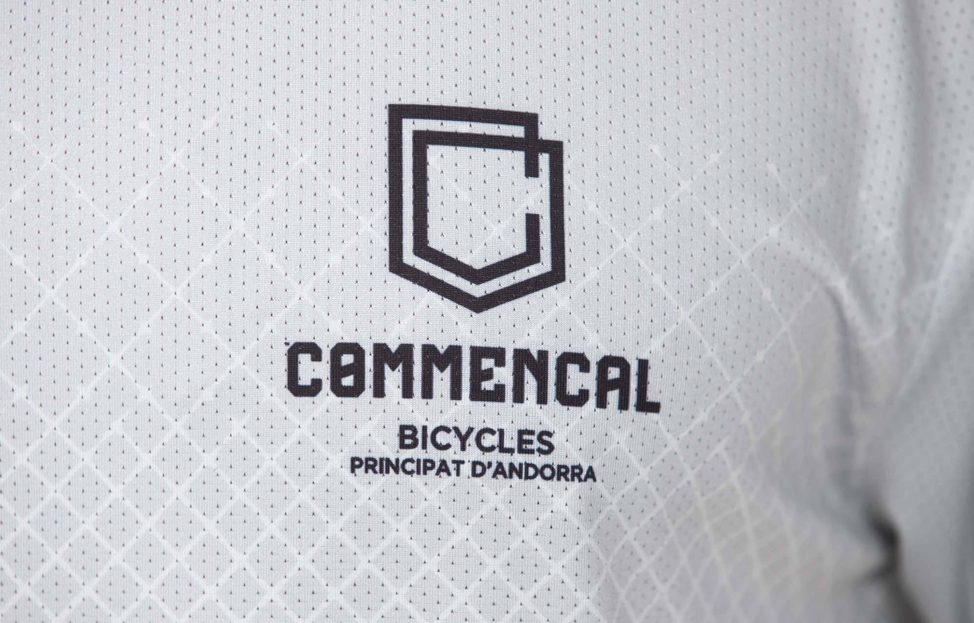 COMMENCAL SHORT SLEEVE JERSEY LIGHT GREY image large number 2