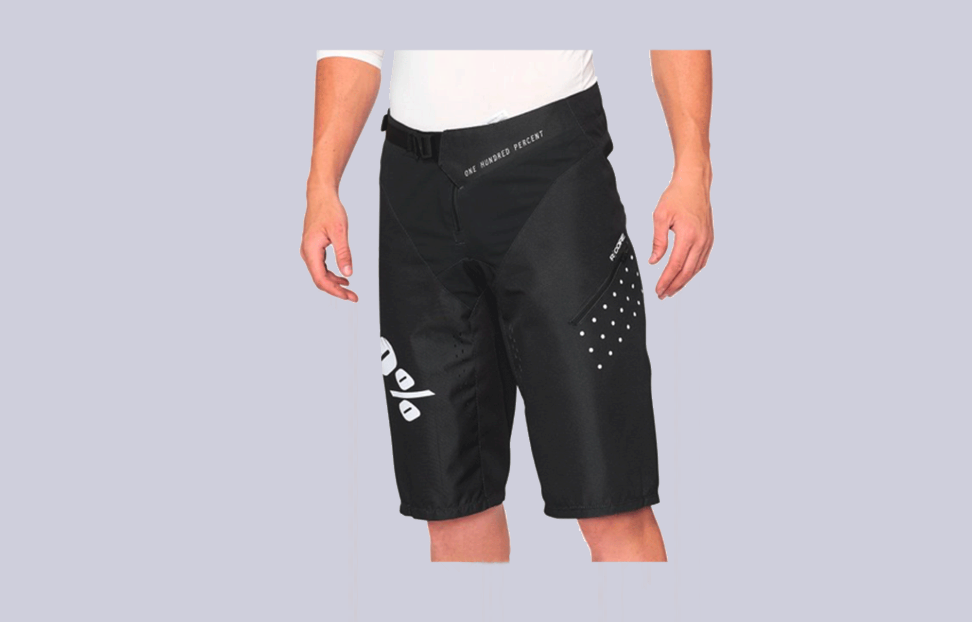 100% R-CORE BLACK SHORTS image cover number 0