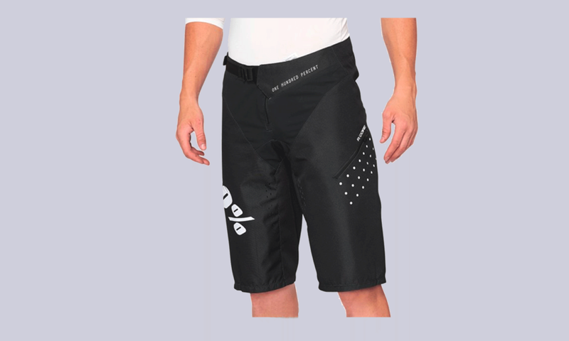 100% R-CORE BLACK SHORTS