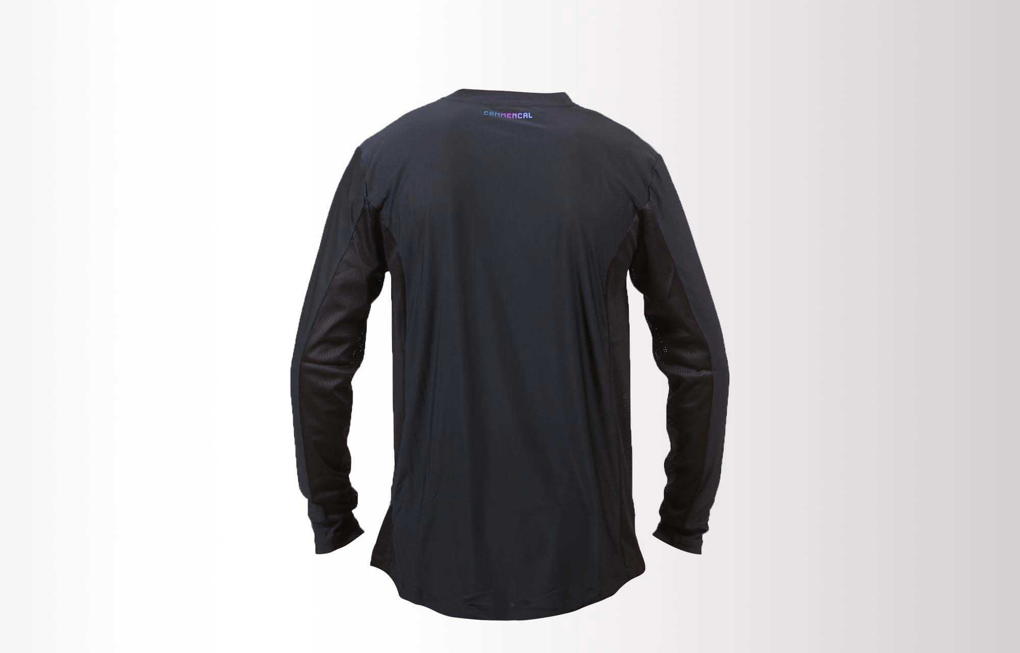 MAILLOT COMMENCAL LIGHTECH MANCHES LONGUES CORPORATE BLACK image large number 0