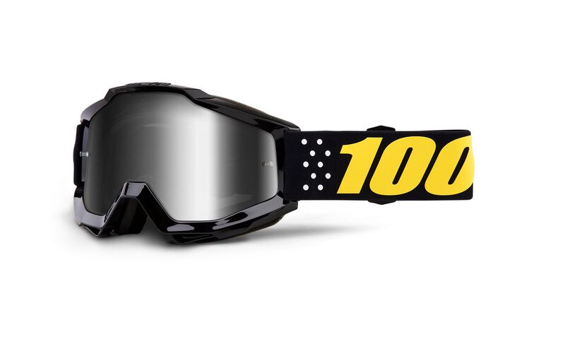 100% KIDS ACCURI PISTOL GOGGLE - SILVER MIRROR LENS