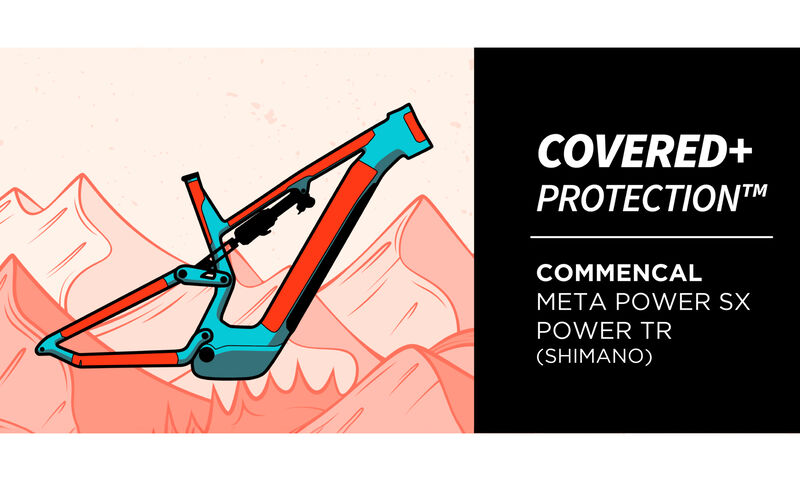 RIDEWRAP COVERED+ FRAME PROTECTION KIT MATTE - META POWER SHIMANO