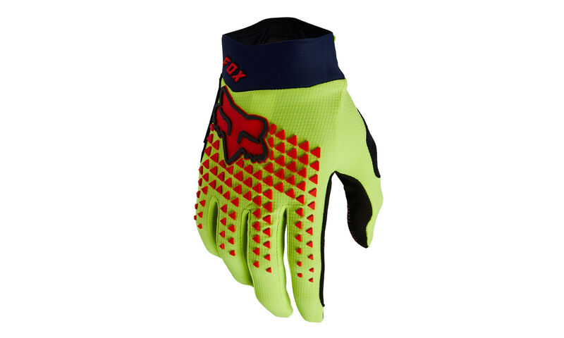 FOX DEFEND GLOVES FLUO YELLOW
