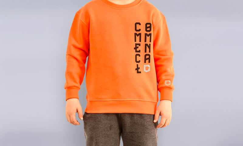 COMMENCAL KIDS CREWNECK SWEATER 2020 ORANGE