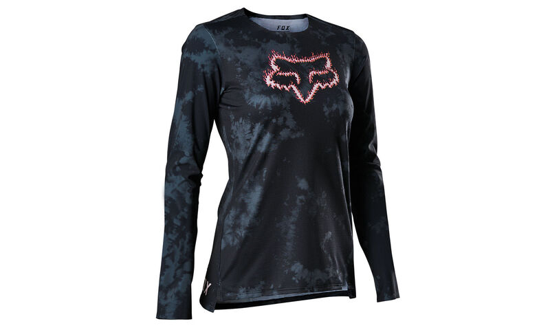 MAILLOT MANGA LARGA FOX WOMEN FLEXAIR TS57 BLACK