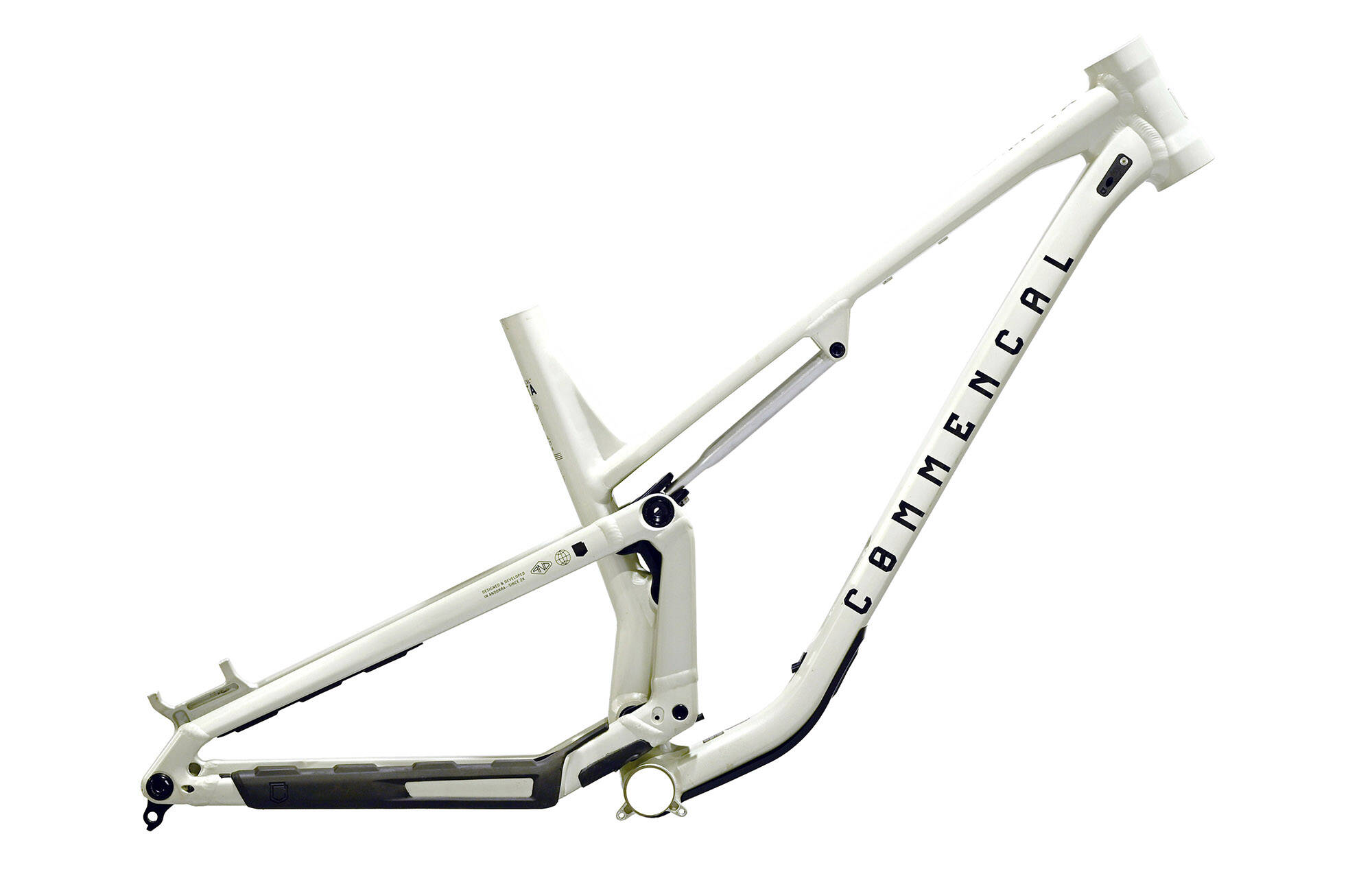 FRAME COMMENCAL META V5 CLEAR SILVER - XL (23220504) image number null