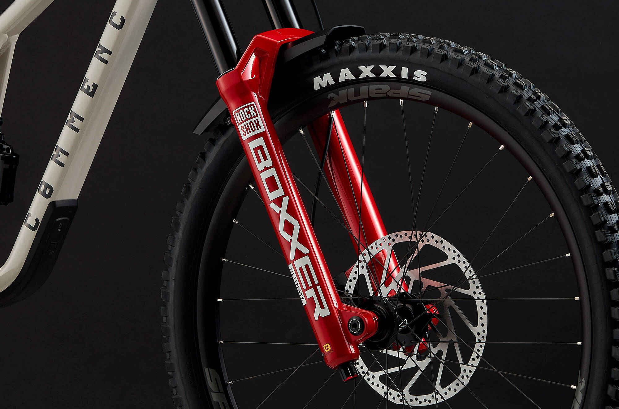 COMMENCAL SUPREME DH V5 XS CHALK ROCKSHOX image large number 8