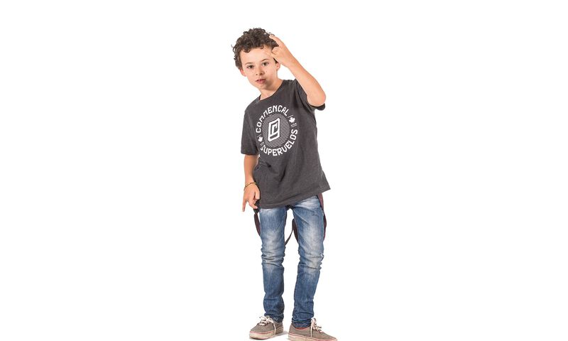 T-SHIRT CHIP CHARCOAL KIDS