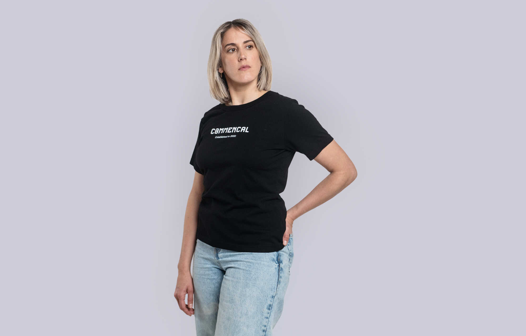T-SHIRT COMMENCAL WOMEN CORPORATE BLACK image cover number 0