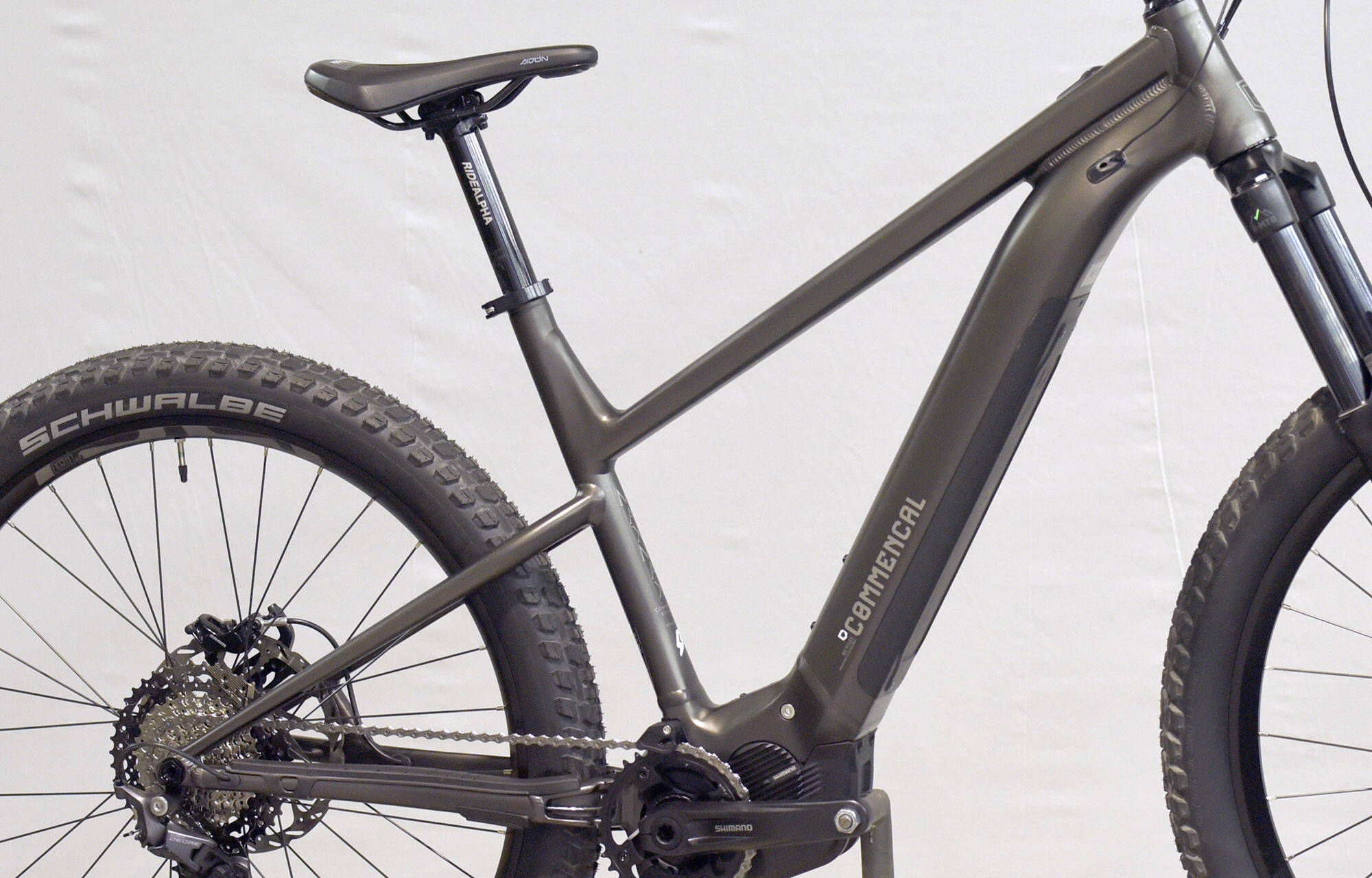 COMMENCAL MAXMAX POWER SHIMANO DARK SLATE - L (22180003) 19 km image large number 1