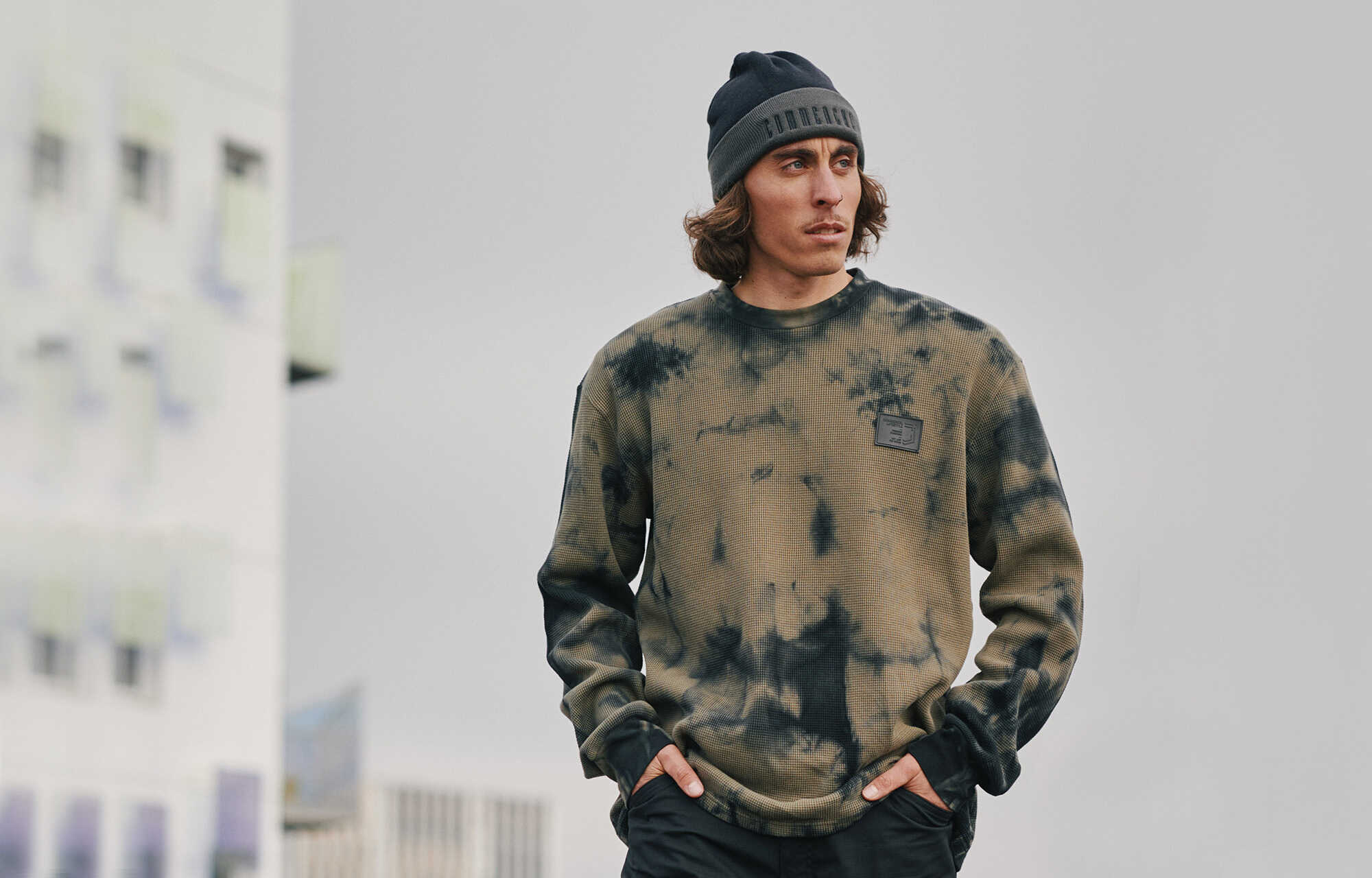 COMMENCAL LOOSE FIT SWEATER TIE DYE GREEN image large number 0