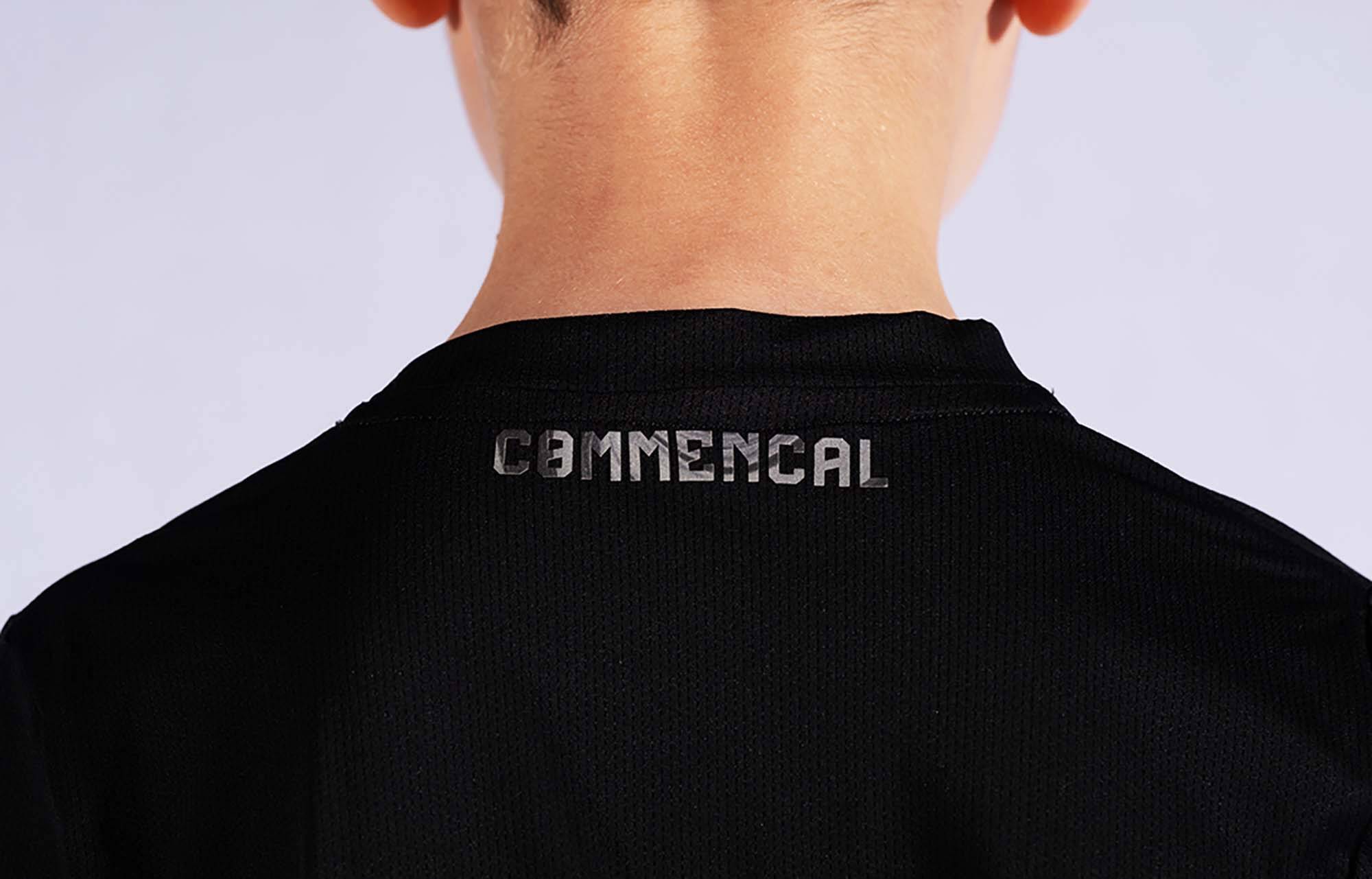 MAILLOT COMMENCAL LIGHTECH MANCHES LONGUES KIDS BLACK BASIC image large number 3