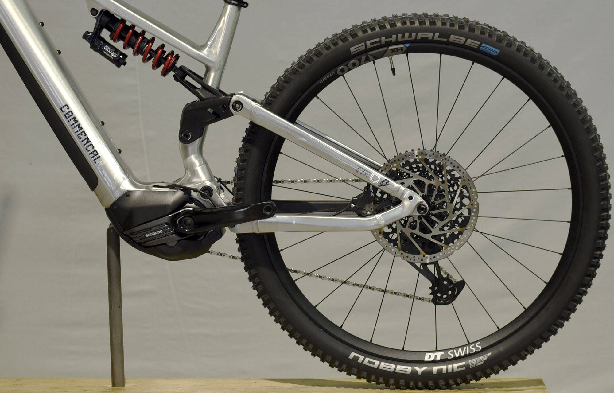 COMMENCAL META POWER TR SHIMANO RACE BRUSHED - L (22180303) 155 km image large number 5