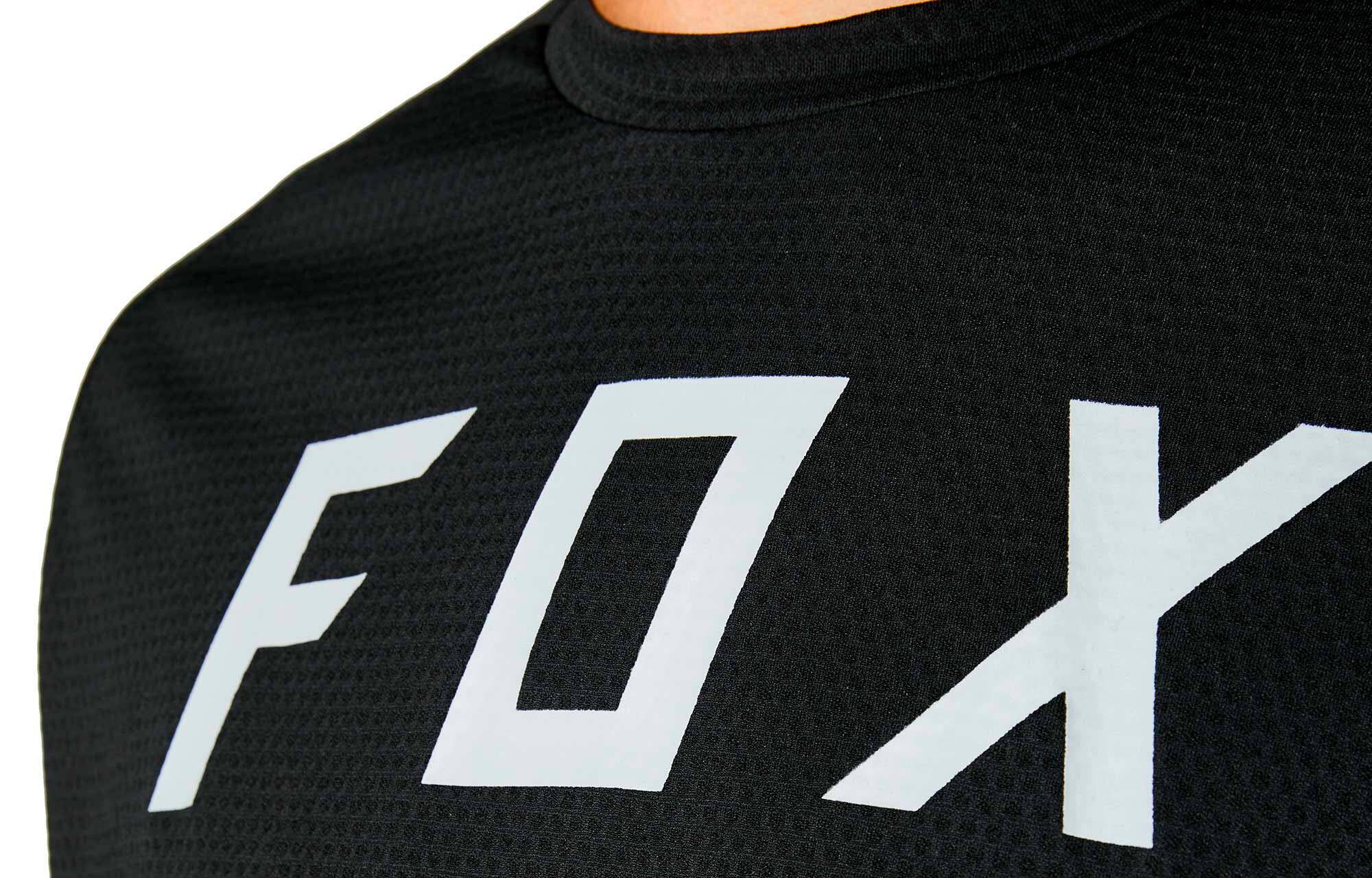 MAILLOT MANGAS LARGAS FOX DEFEND BLACK image large number 2