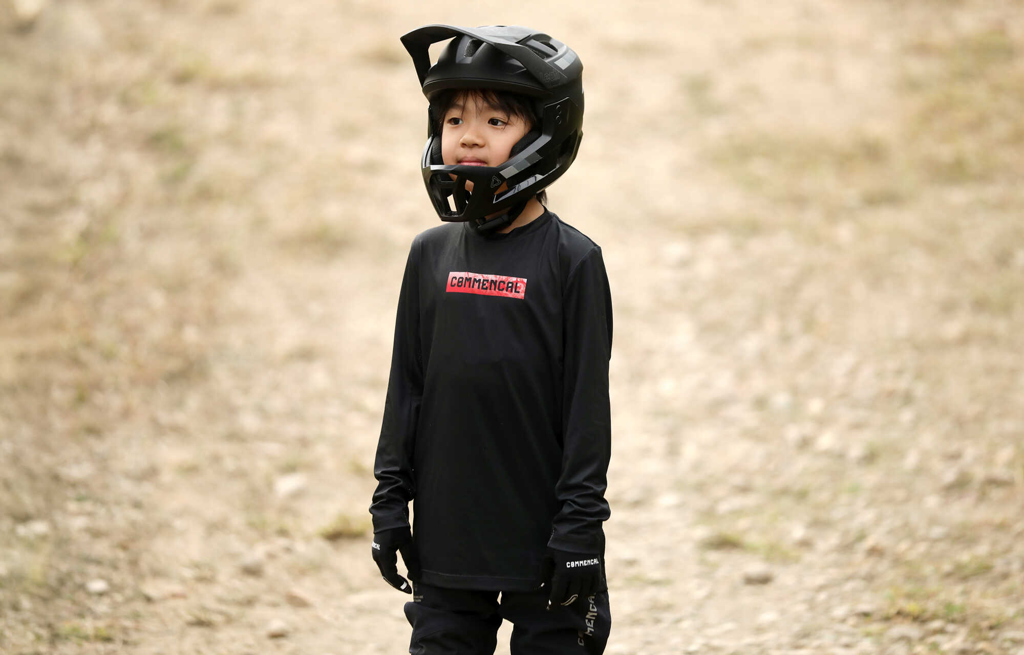 COMMENCAL KIDS LIGHTECH CORPORATE LONG SLEEVE JERSEY BLACK image large number 4
