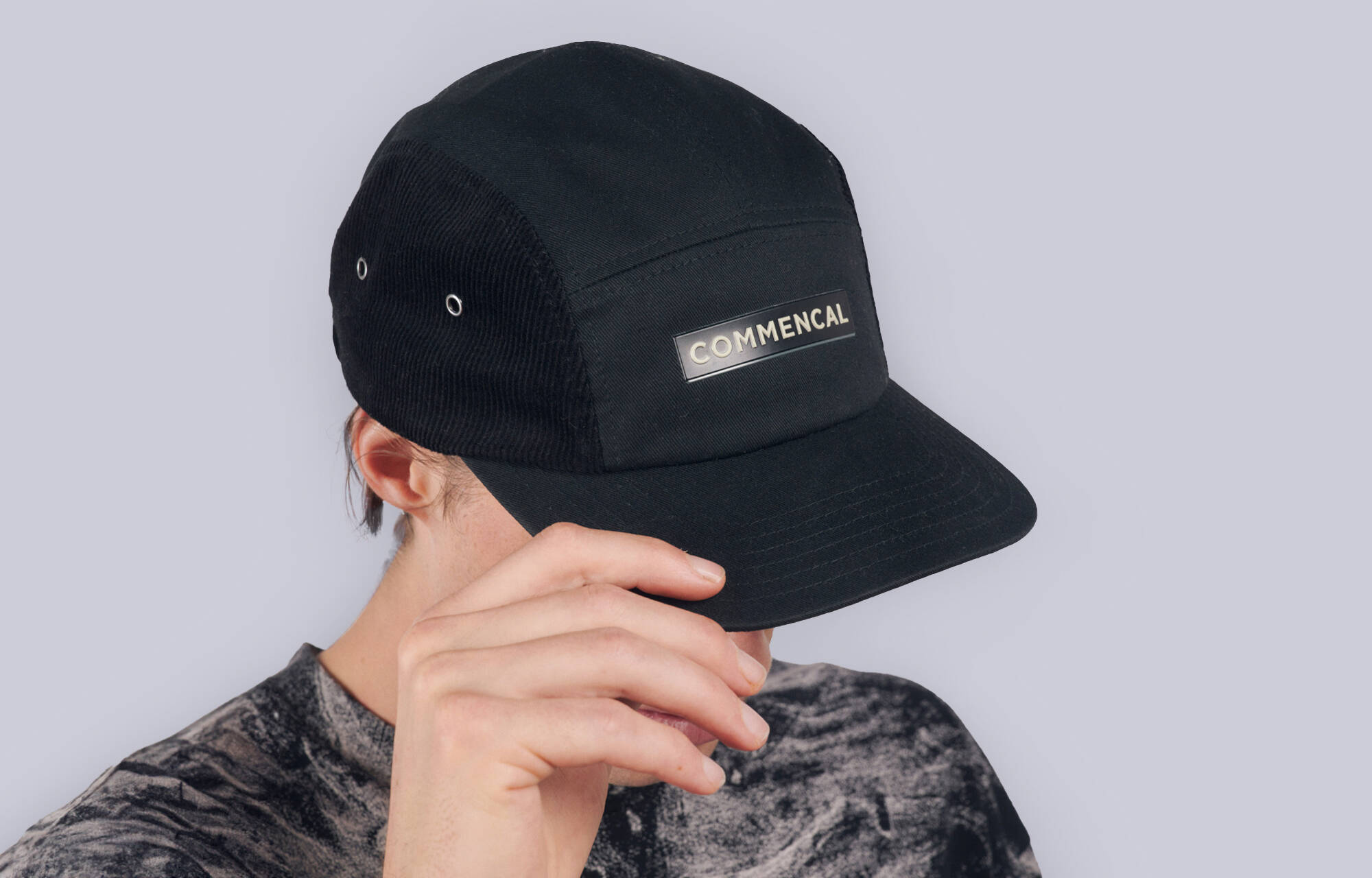 CAPPELLINO COMMENCAL 5 PANEL HYBRIDE BLACK image large number 3