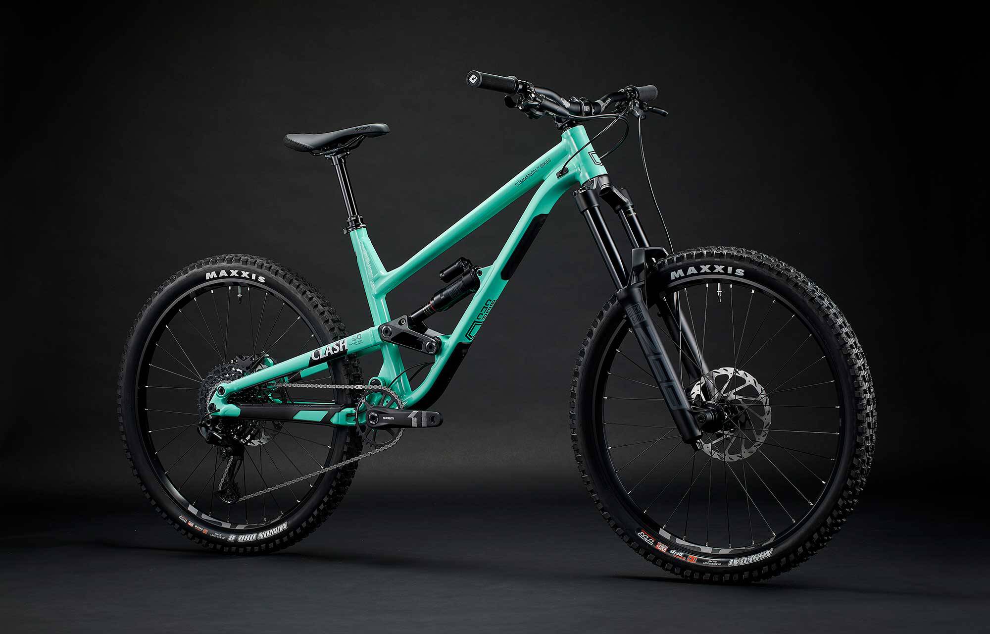 COMMENCAL CLASH RIDE EMERALD GREEN ROCKSHOX image large number 1