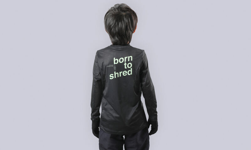 COMMENCAL KIDS LIGHTECH LONG SLEEVE JERSEY BTS BLACK